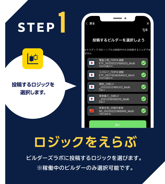 STEP1 ロジックをえらぶ