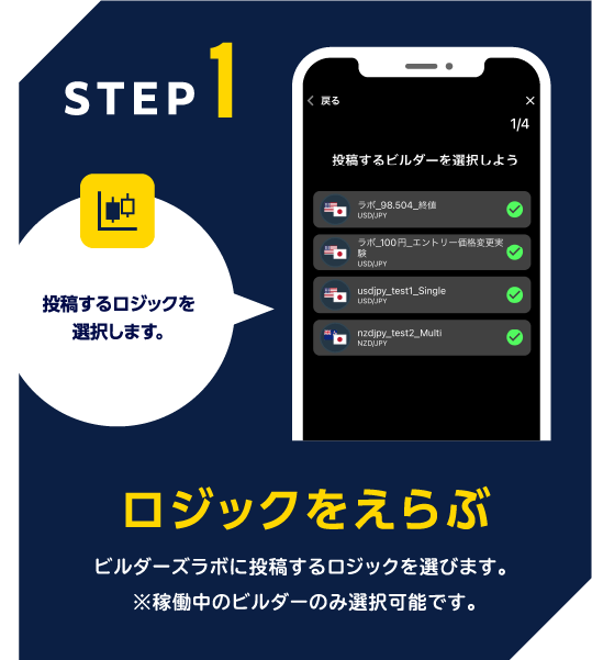 STEP1 ロジックをえらぶ