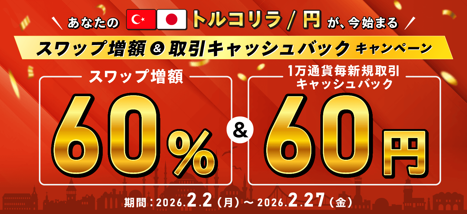 トルコリラキャンペーン