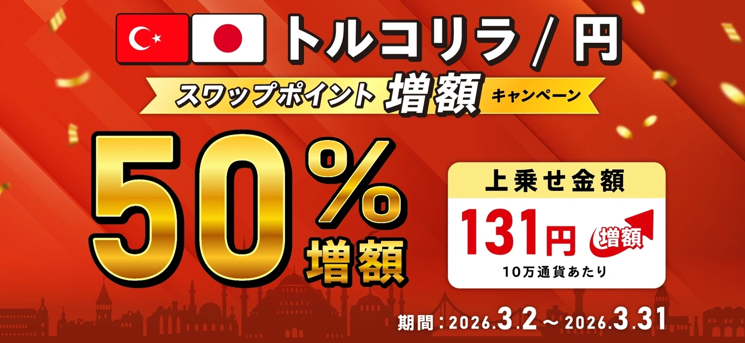 トルコリラキャンペーン