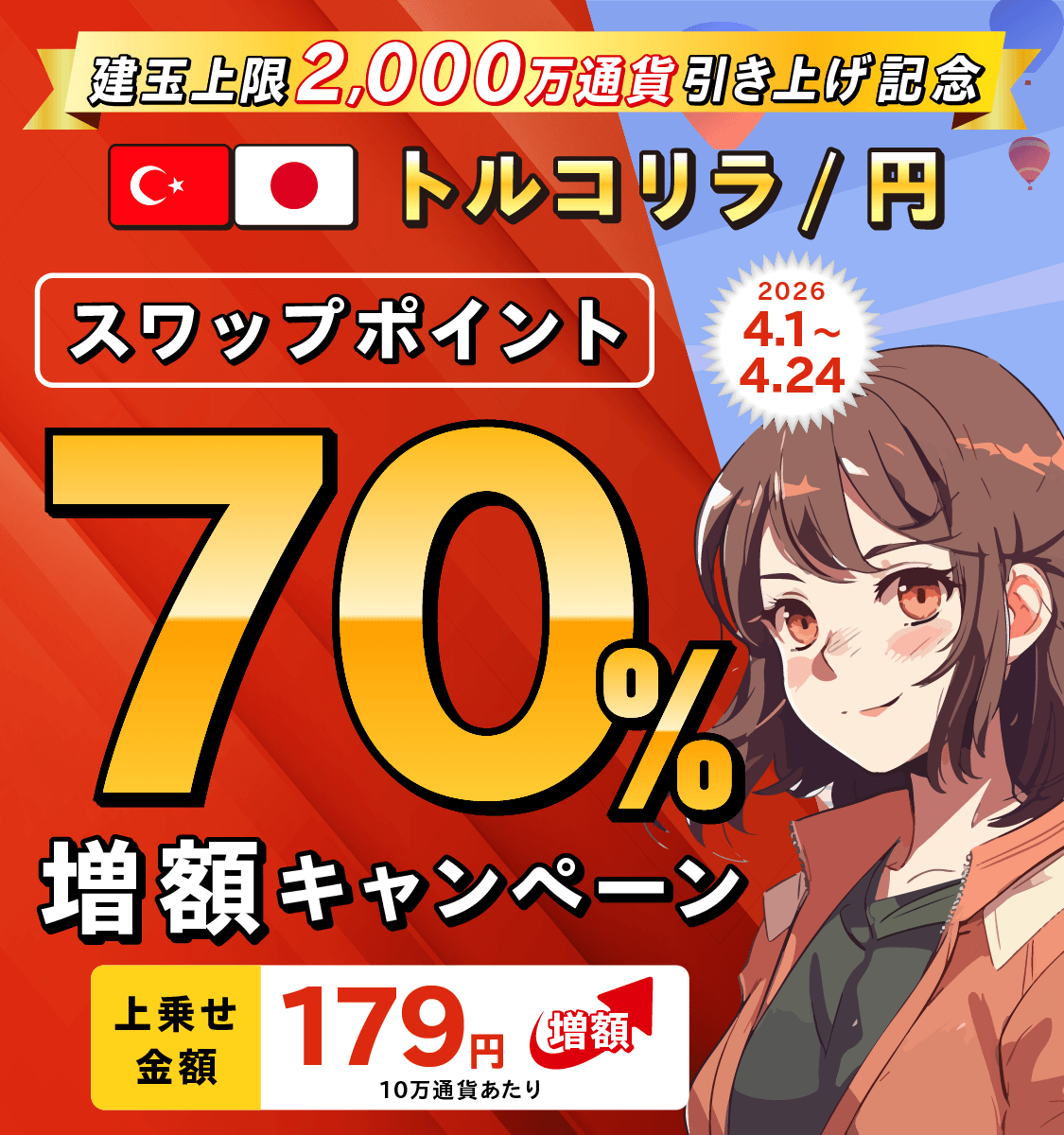 トルコリラキャンペーン