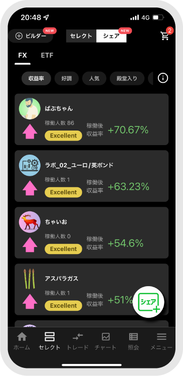 シェア