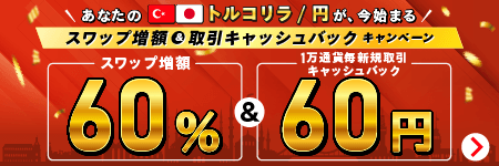 トルコリラキャンペーンバナー