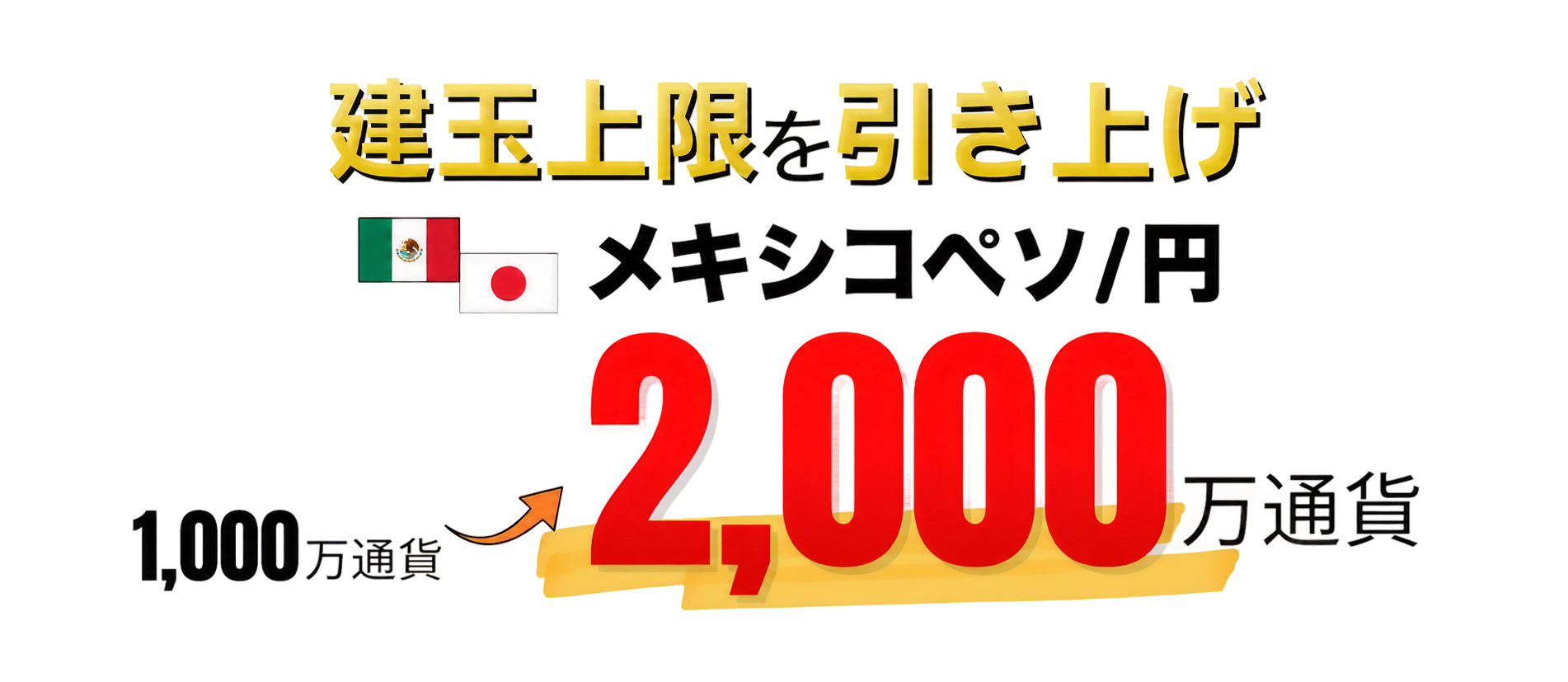 建玉上限の引き上げ