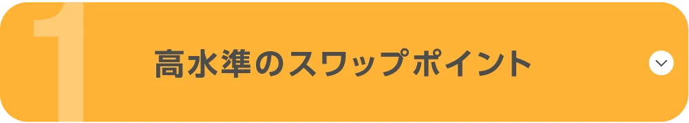 高水準のスワップポイントであなたの運用をサポート