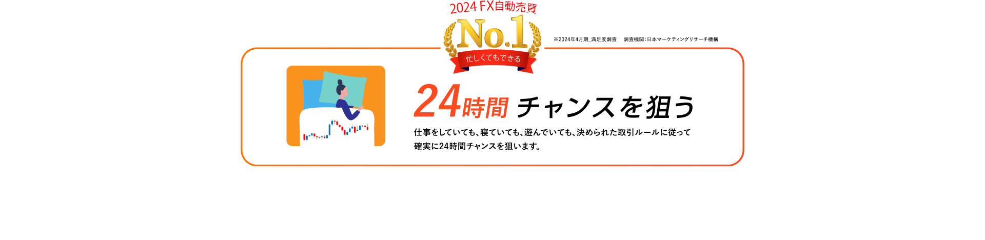 ２４時間チャンスをねらう