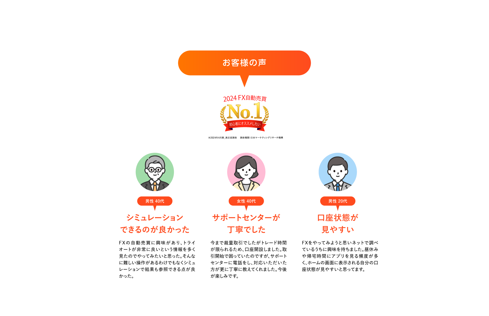 お客様の声