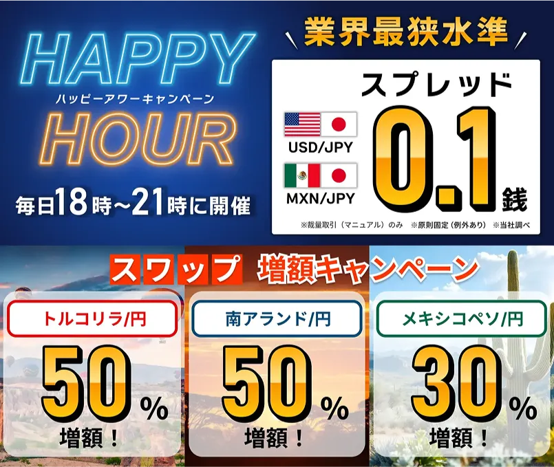 ハッピーアワーキャンペーン