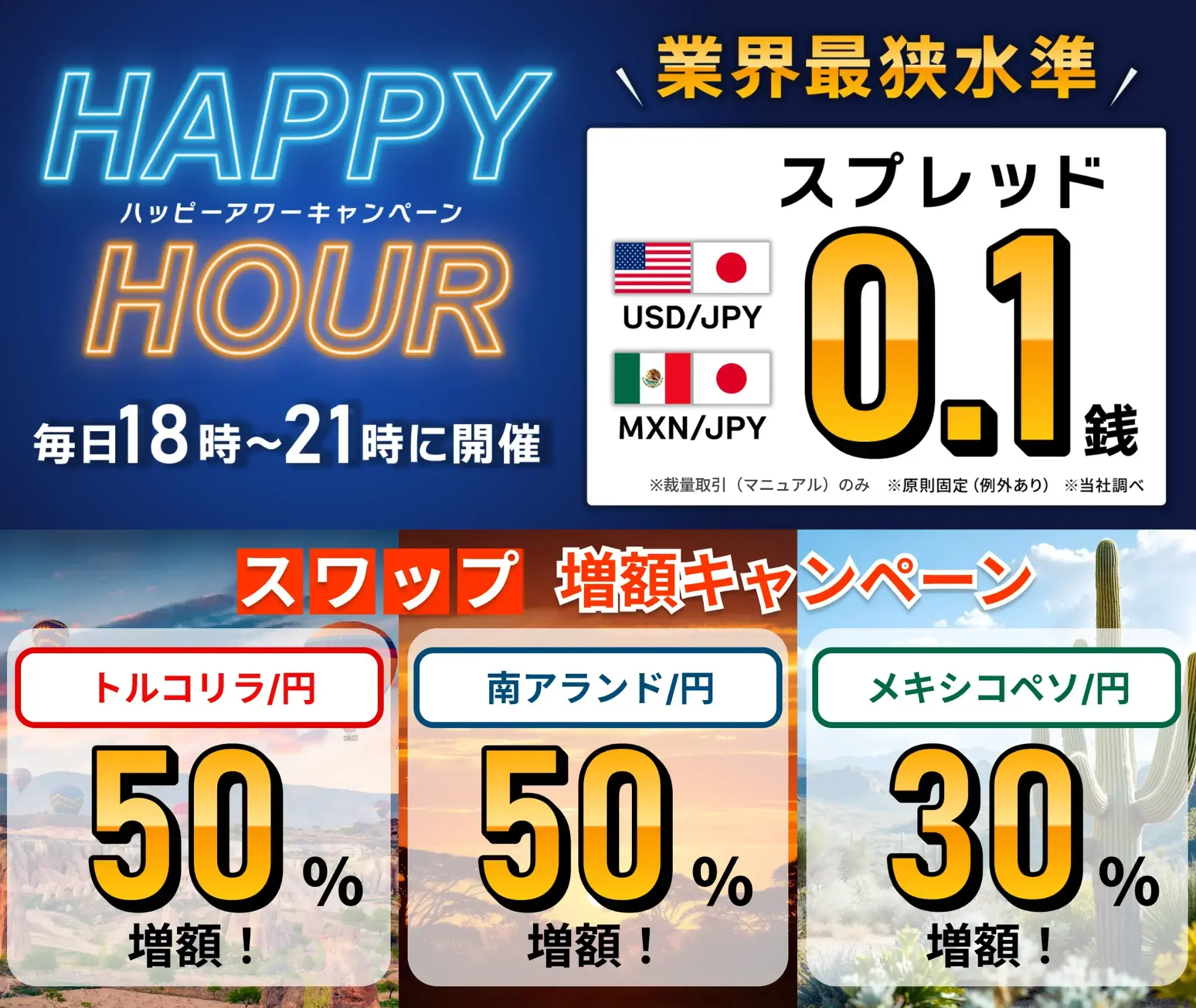 ハッピーアワーキャンペーン